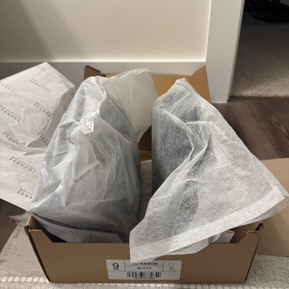 Journee Collection Kaison Thigh High Boots in Faux Suede in Black - Picture 3 of 8